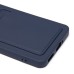 Чехол-накладка для Xiaomi 14T Pro (темно-синий) - SC337 с картхолдером