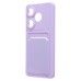 Чехол-накладка для Xiaomi Poco F6 (светло-фиолетовый) - SC337 с картхолдером