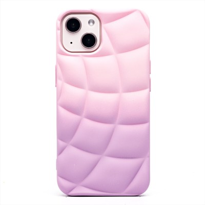 Чехол-накладка для Apple iPhone 13 (фиолетовый/белый) - SC340