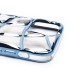 Чехол-накладка для Apple iPhone 12 (прозрачный/синий) - SC340