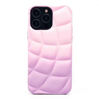 Чехол-накладка для Apple iPhone 14 Pro Max (фиолетовый/белый) - SC340