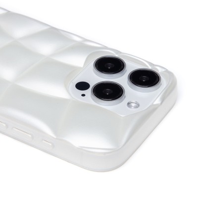 Чехол-накладка для Apple iPhone 15 Pro (белый) - SC340
