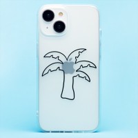 Чехол-накладка для Apple iPhone 14/iPhone 13 (белый/черный) - SC342