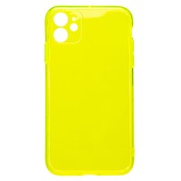 Чехол-накладка для Apple iPhone 11 (прозрачный/желтый) - SC344