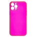 Чехол-накладка для Apple iPhone 12 Pro Max (прозрачный/розовый) - SC344