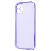 Чехол-накладка для Apple iPhone 12 Pro Max (прозрачный/фиолетовый) - SC344