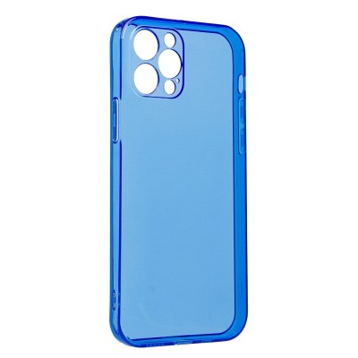Чехол-накладка для Apple iPhone 12 Pro (прозрачный/синий) - SC344