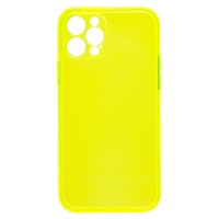 Чехол-накладка для Apple iPhone 12 Pro (прозрачный/желтый) - SC344