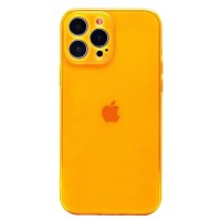 Чехол-накладка для Apple iPhone 13 Pro Max (прозрачный/оранжевый) - SC344 Чехол-накладка для Apple iPhone 13 Pro Max (прозрачный/оранжевый) - SC344