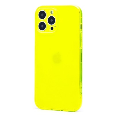 Чехол-накладка для Apple iPhone 13 Pro Max (прозрачный/желтый) - SC344 Чехол-накладка для Apple iPhone 13 Pro Max (прозрачный/желтый) - SC344