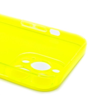 Чехол-накладка для Apple iPhone 13 Pro Max (прозрачный/желтый) - SC344 Чехол-накладка для Apple iPhone 13 Pro Max (прозрачный/желтый) - SC344