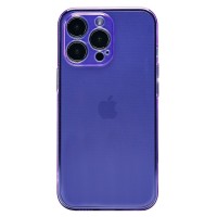 Чехол-накладка для Apple iPhone 13 Pro (прозрачный/фиолетовый) - SC344 Чехол-накладка для Apple iPhone 13 Pro (прозрачный/фиолетовый) - SC344