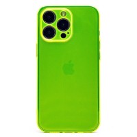 Чехол-накладка для Apple iPhone 13 Pro (прозрачный/желтый) - SC344