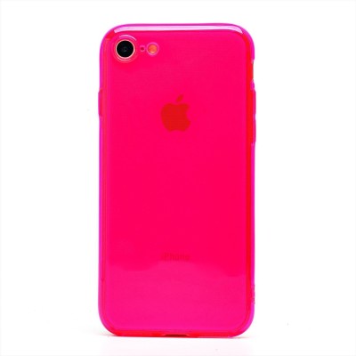 Чехол-накладка для Apple iPhone 8 (прозрачный/розовый) - SC344 Чехол-накладка для Apple iPhone 8 (прозрачный/розовый) - SC344