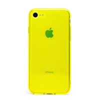 Чехол-накладка для Apple iPhone SE 2022 (прозрачный/желтый) - SC344 Чехол-накладка для Apple iPhone SE 2022 (прозрачный/желтый) - SC344