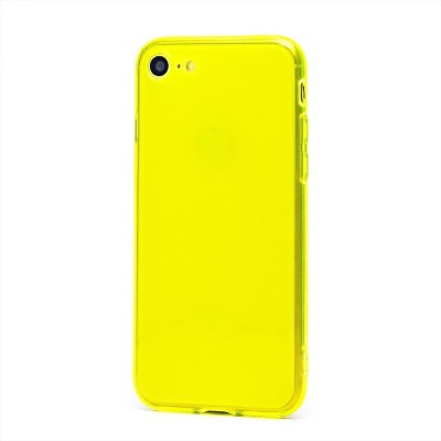 Чехол-накладка для Apple iPhone SE 2022 (прозрачный/желтый) - SC344 Чехол-накладка для Apple iPhone SE 2022 (прозрачный/желтый) - SC344