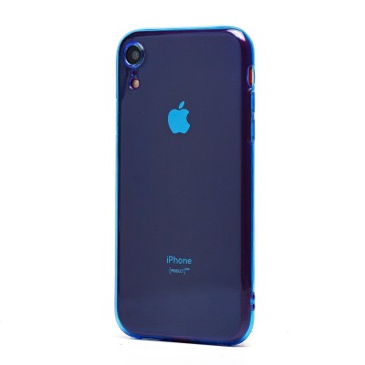 Чехол-накладка для Apple iPhone XR (прозрачный/синий) - SC344 Чехол-накладка для Apple iPhone XR (прозрачный/синий) - SC344