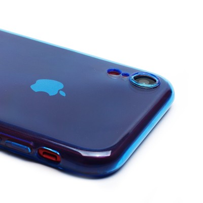 Чехол-накладка для Apple iPhone XR (прозрачный/синий) - SC344 Чехол-накладка для Apple iPhone XR (прозрачный/синий) - SC344