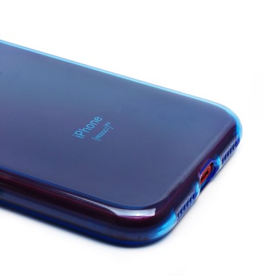 Чехол-накладка для Apple iPhone XR (прозрачный/синий) - SC344 Чехол-накладка для Apple iPhone XR (прозрачный/синий) - SC344