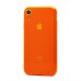 Чехол-накладка для Apple iPhone XR (прозрачный/оранжевый) - SC344