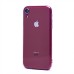 Чехол-накладка для Apple iPhone XR (прозрачный/фиолетовый) - SC344