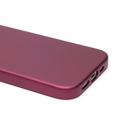 Чехол-накладка для Apple iPhone 15 Pro (бордовый) - SC345