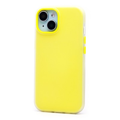 Чехол-накладка для Apple iPhone 15 (желтый) - SC346