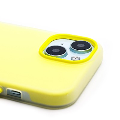 Чехол-накладка для Apple iPhone 15 (желтый) - SC346