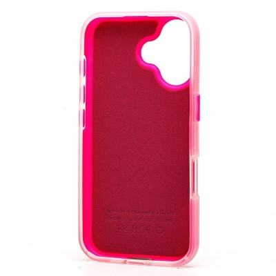Чехол-накладка для Apple iPhone 16 (розовый) - SC346