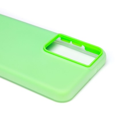 Чехол-накладка для Samsung Galaxy S21FE (зеленый) - SC346 Чехол-накладка для Samsung Galaxy S21FE (зеленый) - SC346