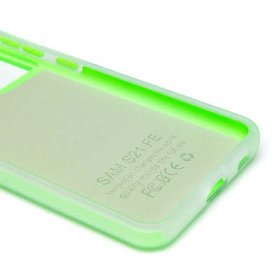 Чехол-накладка для Samsung Galaxy S21FE (зеленый) - SC346 Чехол-накладка для Samsung Galaxy S21FE (зеленый) - SC346