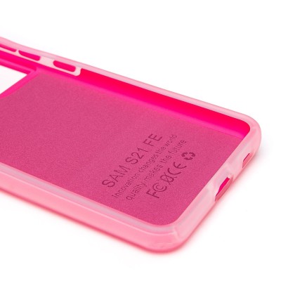 Чехол-накладка для Samsung Galaxy S21FE (розовый) - SC346 Чехол-накладка для Samsung Galaxy S21FE (розовый) - SC346