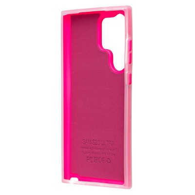 Чехол-накладка для Samsung Galaxy S23 Ultra (розовый) - SC346
