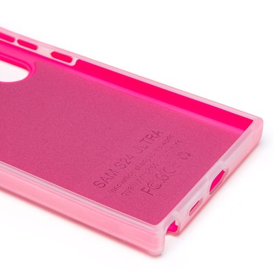 Чехол-накладка для Samsung Galaxy S24 Ultra (розовый) - SC346