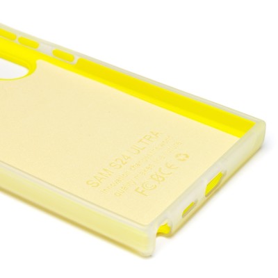 Чехол-накладка для Samsung Galaxy S24 Ultra (желтый) - SC346