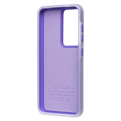 Чехол-накладка для Samsung Galaxy S24 (фиолетовый) - SC346