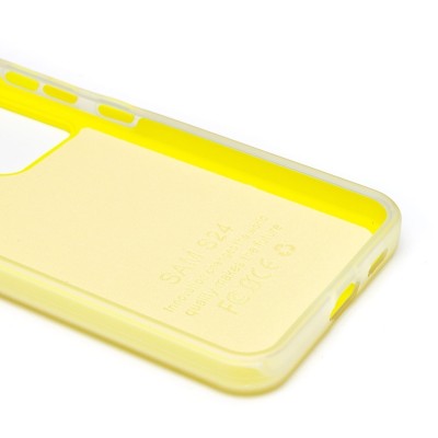 Чехол-накладка для Samsung Galaxy S24 (желтый) - SC346