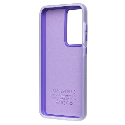 Чехол-накладка для Samsung Galaxy S24+ (фиолетовый) - SC346
