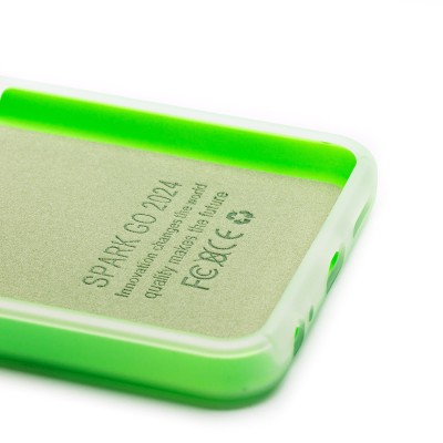 Чехол-накладка для Tecno Spark Go 2024 (зеленый) - SC346