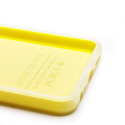 Чехол-накладка для Tecno Spark Go 2024 (желтый) - SC346