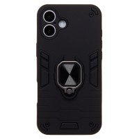 Чехол-накладка для Apple iPhone 16 Plus (черный) - SGP001 противоударный