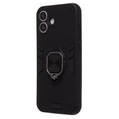 Чехол-накладка для Apple iPhone 16 Plus (черный) - SGP001 противоударный