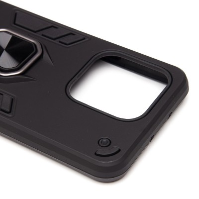 Чехол-накладка для Honor X6b (черный) - SGP001 противоударный