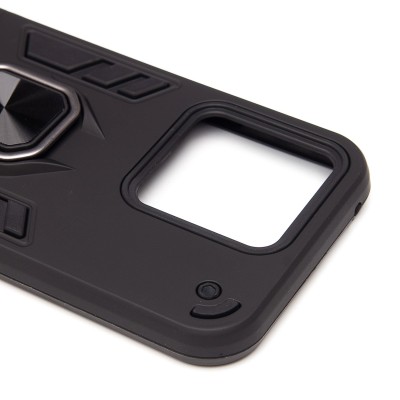 Чехол-накладка для Honor X8c (черный) - SGP001 противоударный