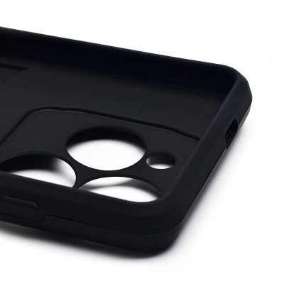 Чехол-накладка для Infinix HOT 40i (черный) - SGP001 противоударный