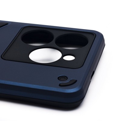 Чехол-накладка для Infinix HOT 40i (синий) - SGP001 противоударный