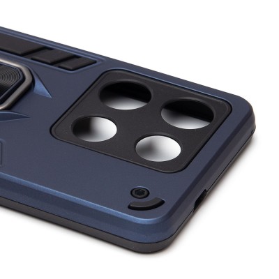 Чехол-накладка для Infinix Note 30 Pro (синий) - SGP001 противоударный