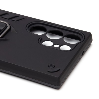 Чехол-накладка для Samsung Galaxy S23 Ultra (черный) - SGP001 противоударный