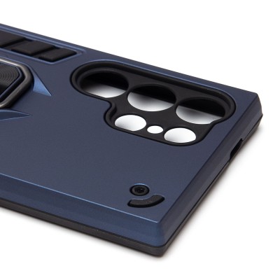 Чехол-накладка для Samsung Galaxy S24 Ultra (синий) - SGP001 противоударный