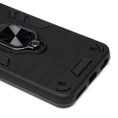 Чехол-накладка для Tecno Spark 10 4G (черный) - SGP001 противоударный